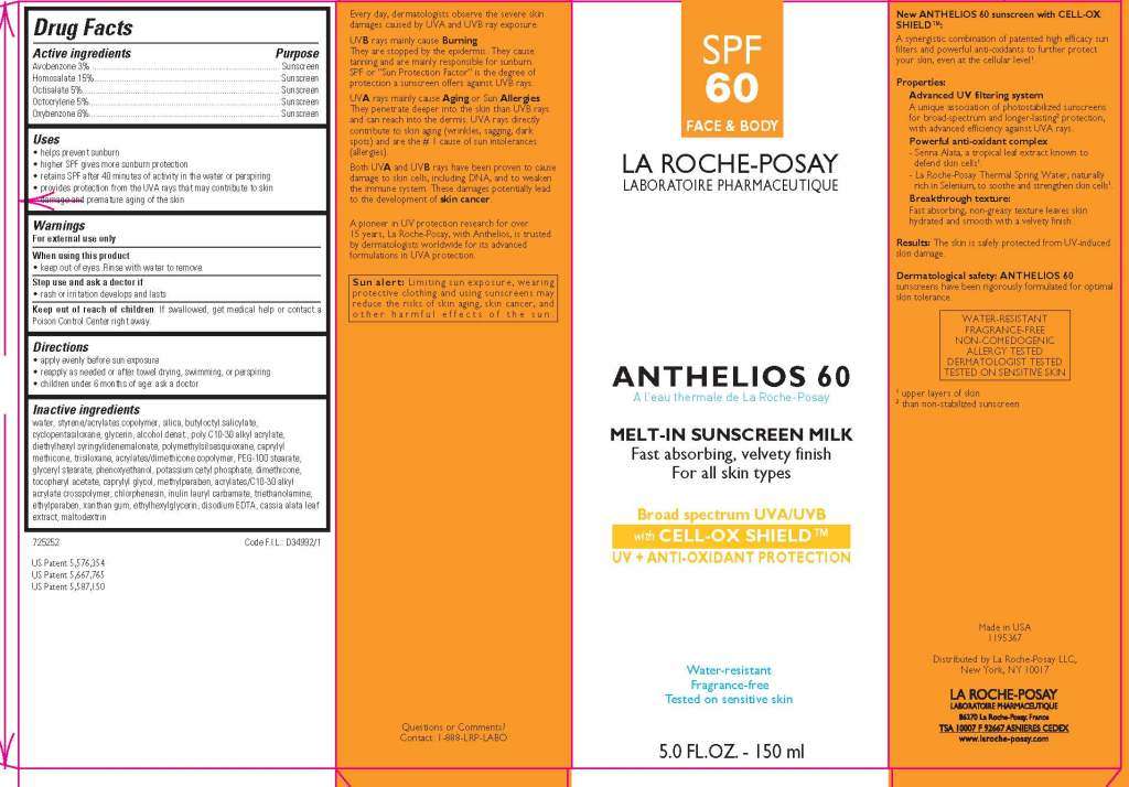 La Roche-Posay Laboratoire Pharmaceutique Anthelios 60