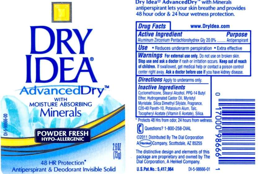Dry Idea A.Dry Antiperspirant Solid Powder Fresh