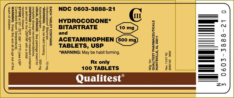 Hydrocodone Bitartrate And Acetaminophen