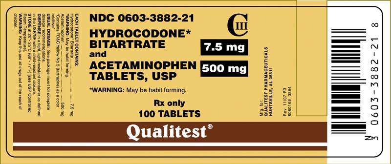 Hydrocodone Bitartrate And Acetaminophen