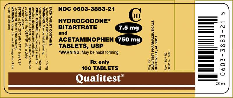 Hydrocodone Bitartrate And Acetaminophen