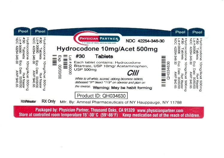 Hydrocodone Bitartrate and Acetaminophen