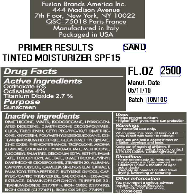 Primer Results Tinted Moisturizer SPF15 Sand