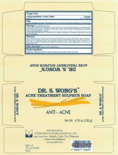 DR. S. WONGS ACNE TREATMENT SULPHUR