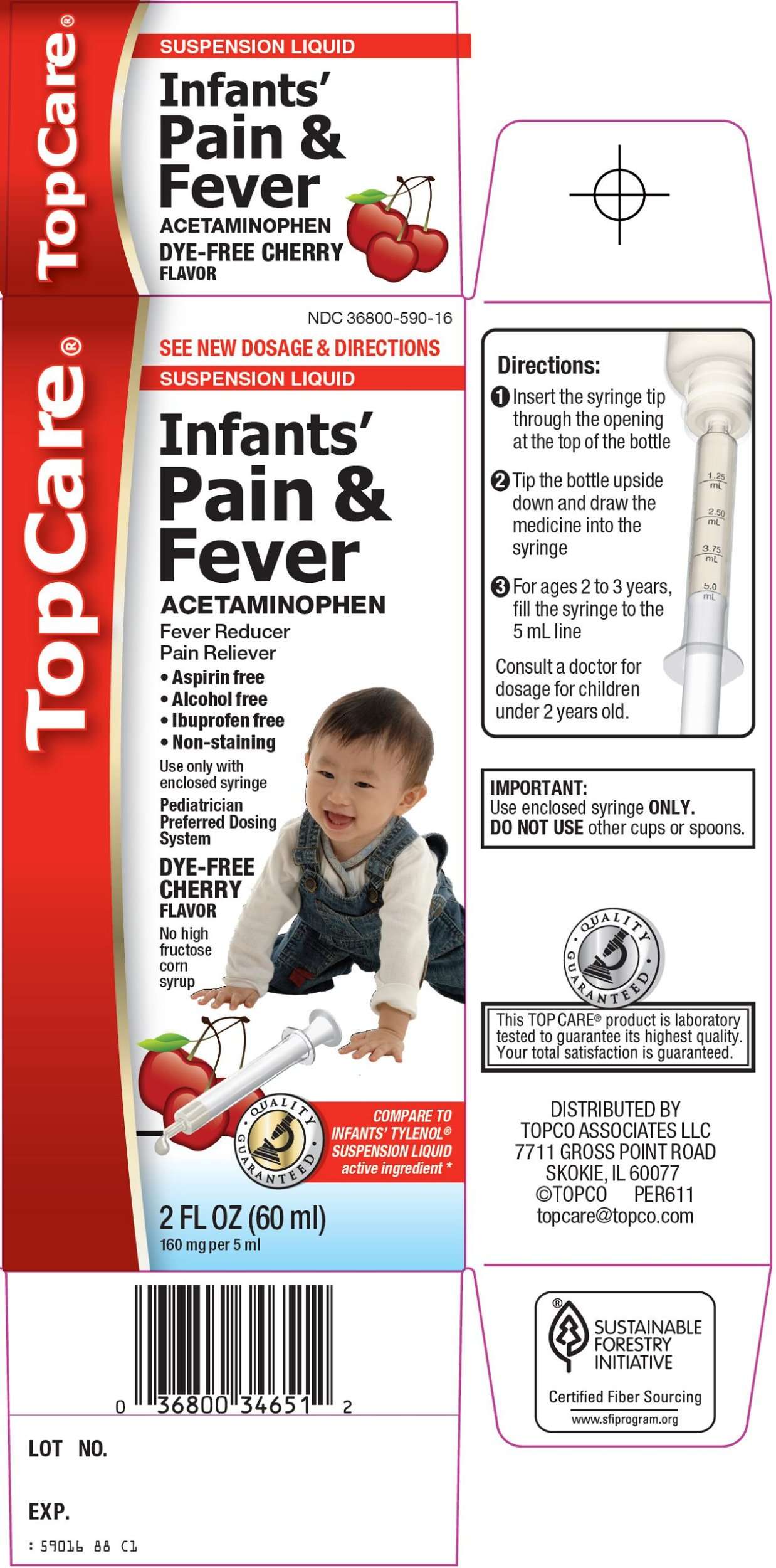 topcare infants pain and fever