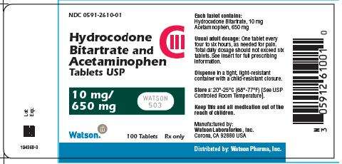 Hydrocodone Bitartrate and Acetaminophen