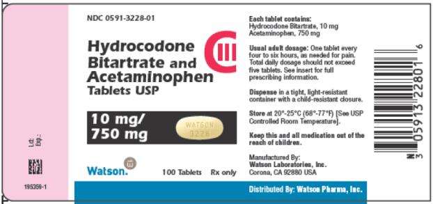 Hydrocodone Bitartrate and Acetaminophen