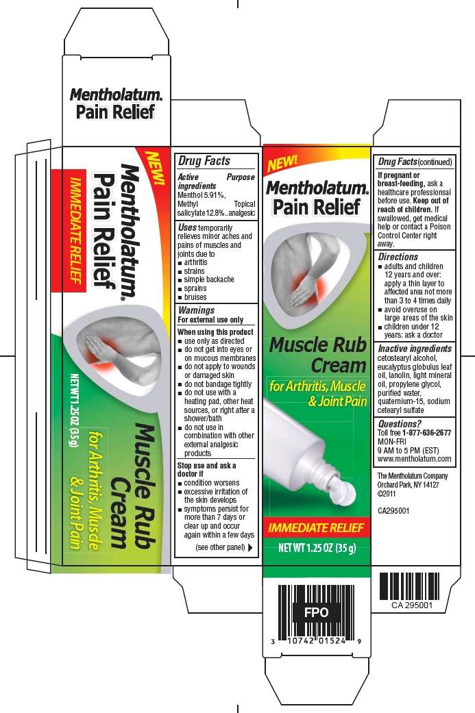 Mentholatum Pain Relief Muscle Rub