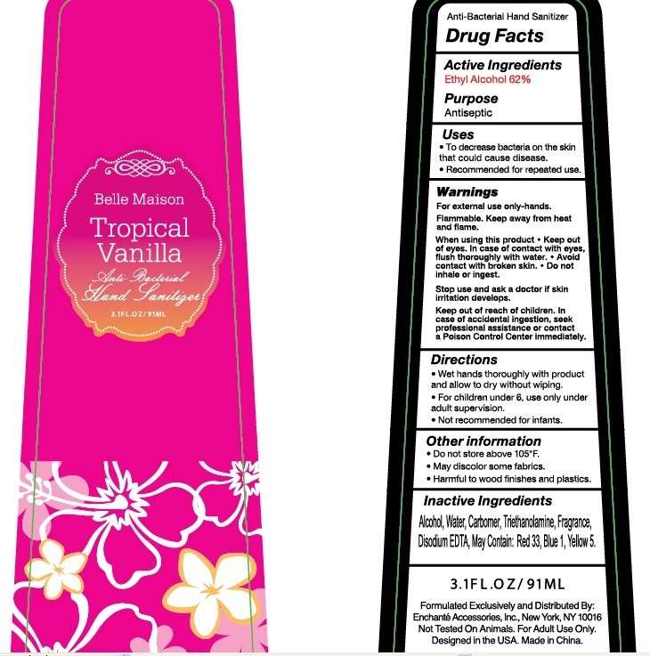 Bella Maison Tropical Vanilla Antibacterial Hand Sanitizer