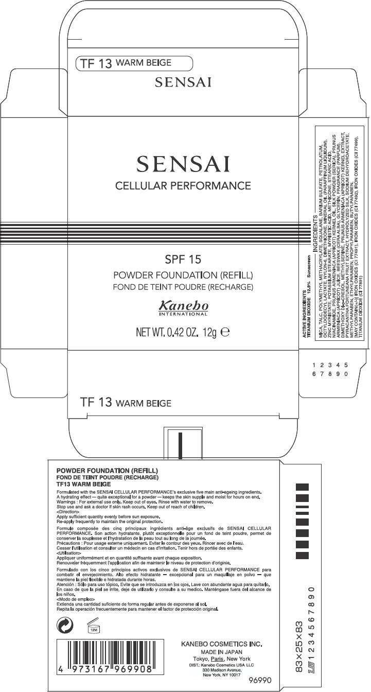 SENSAI CELLULAR PERFORMANCE POWDER FOUNDATION