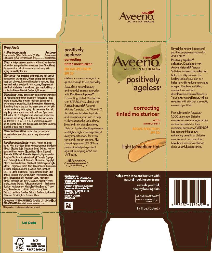 Aveeno Active Naturals Positively Ageless Correcting Tinted Moisturizer