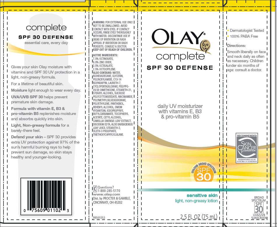 Olay Complete SPF 30 Defense Daily UV Moisturizer