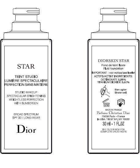 CD DIORSKIN STAR Studio Makeup Spectacular Brightening with  sunscreen Broad Spectrum SPF30 070