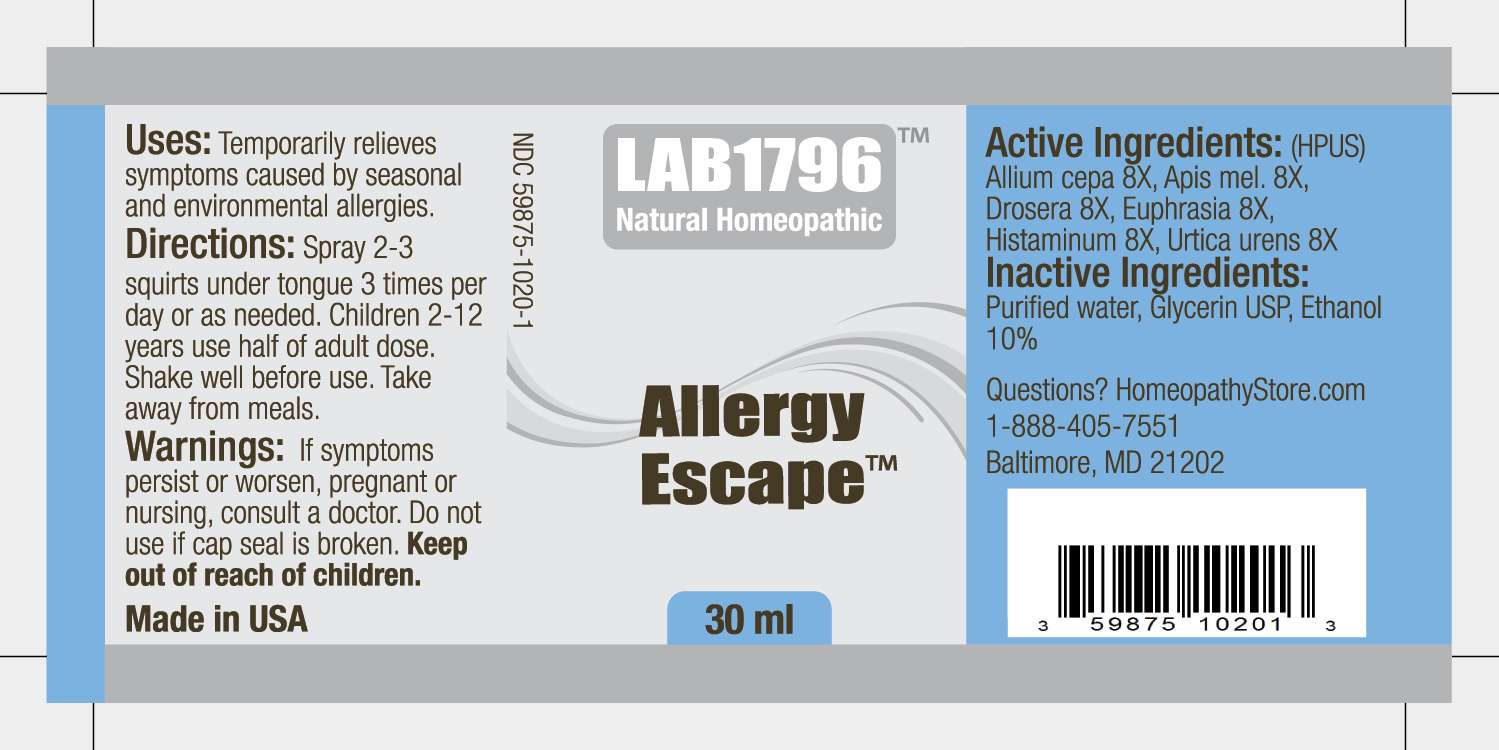 Lab1796 Allergy Escape