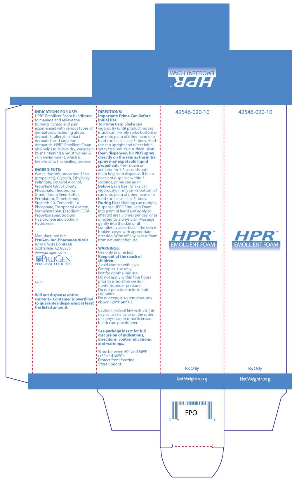 HPR Emollient Foam