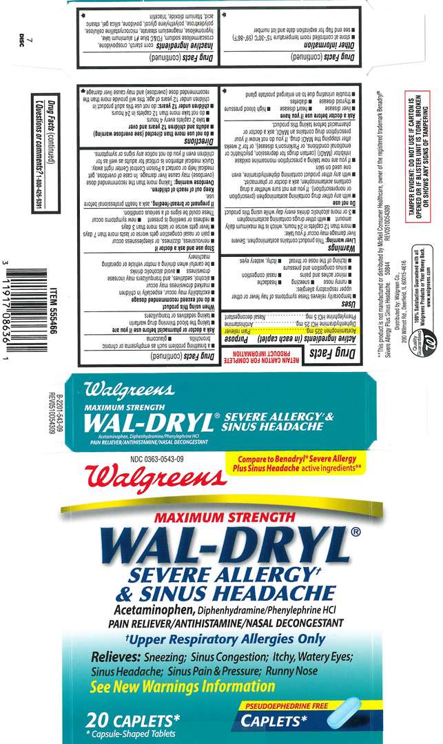 Wal-Dryl Severe Allergy and Sinus Headache