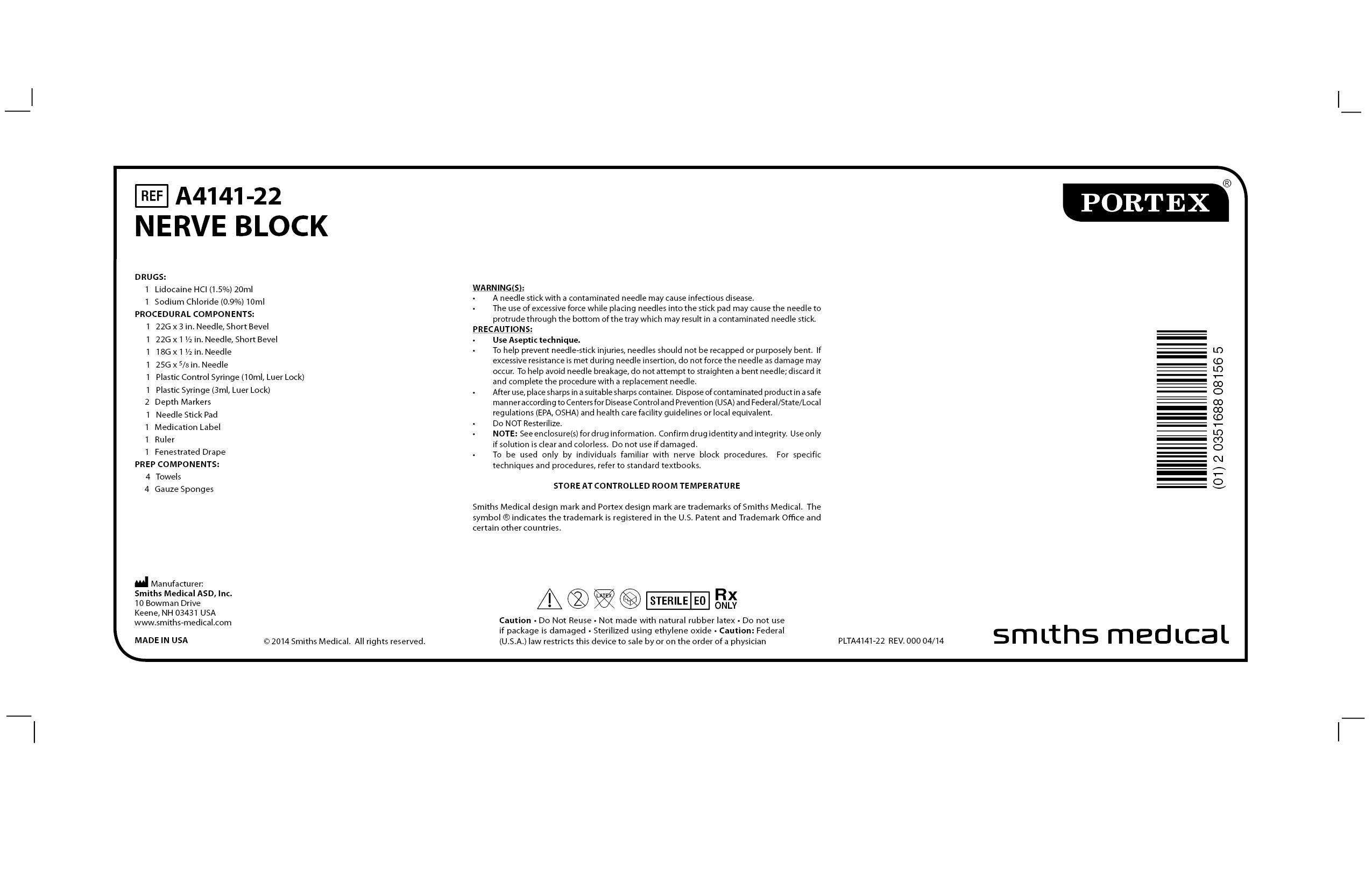 A4141-22 NERVE BLOCK