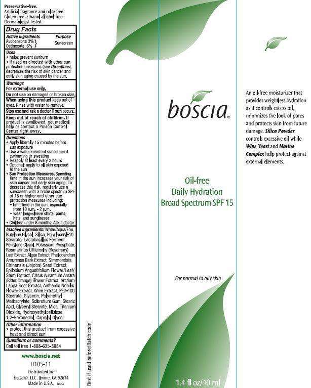 Boscia Daily Hydration SPF 15 Broad Spectrum For Normal To Oily Skin