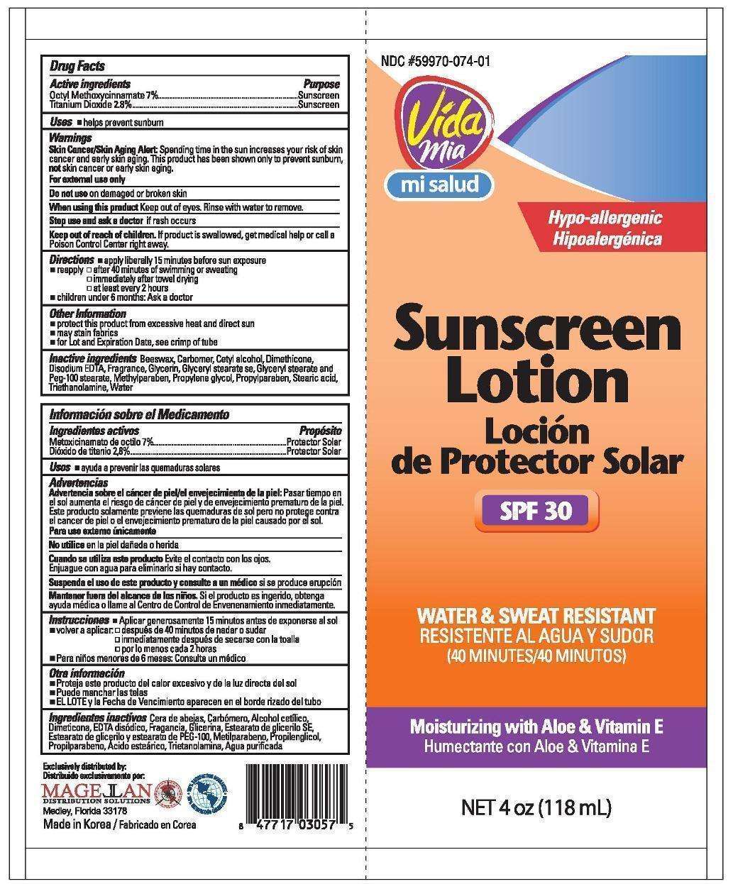 Face and Body Sunscreen