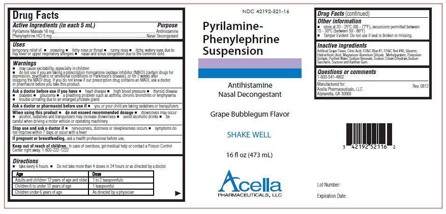 Pyrilamine-Phenylephrine