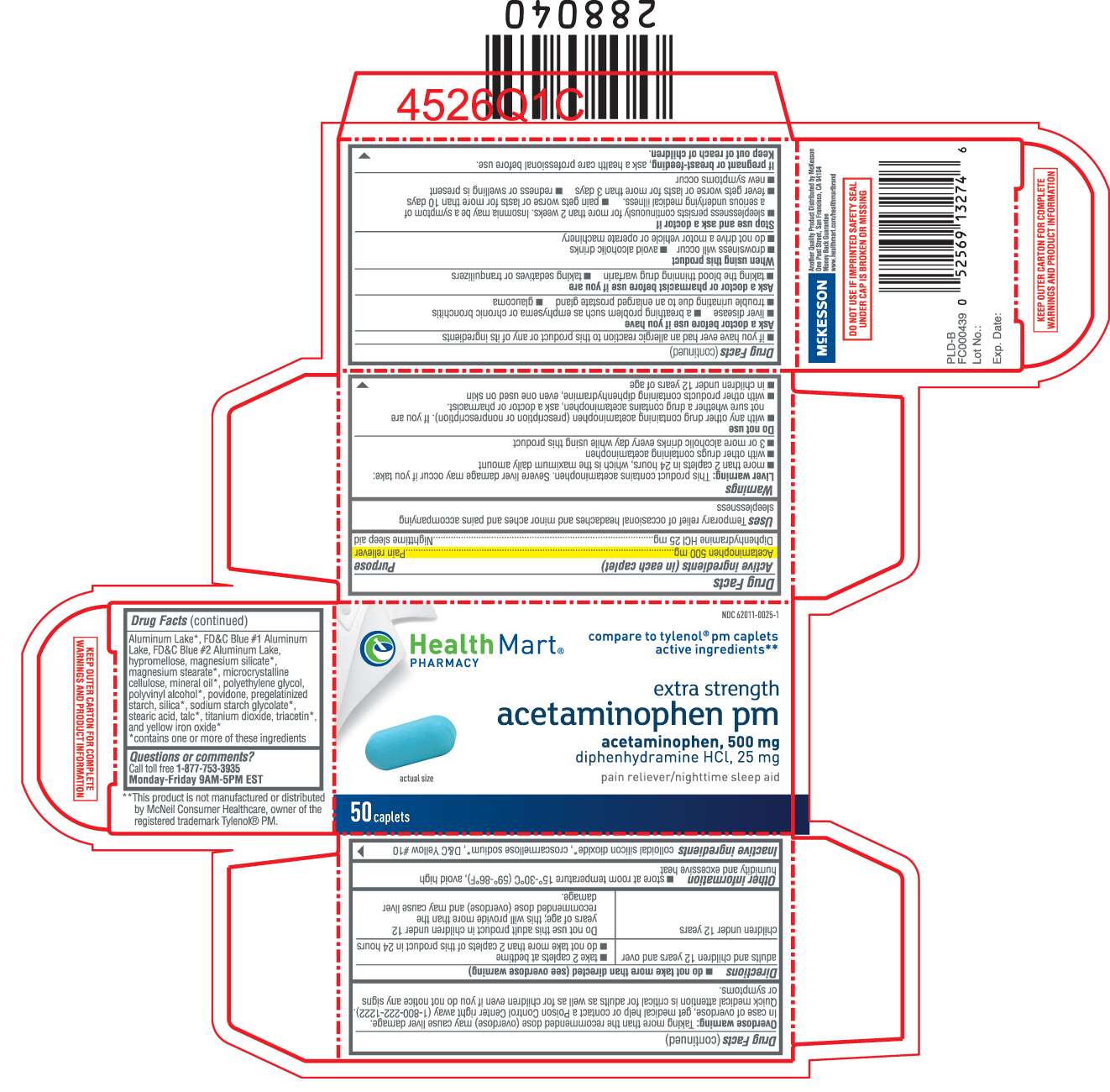 Extra Strength Acetaminophen PM