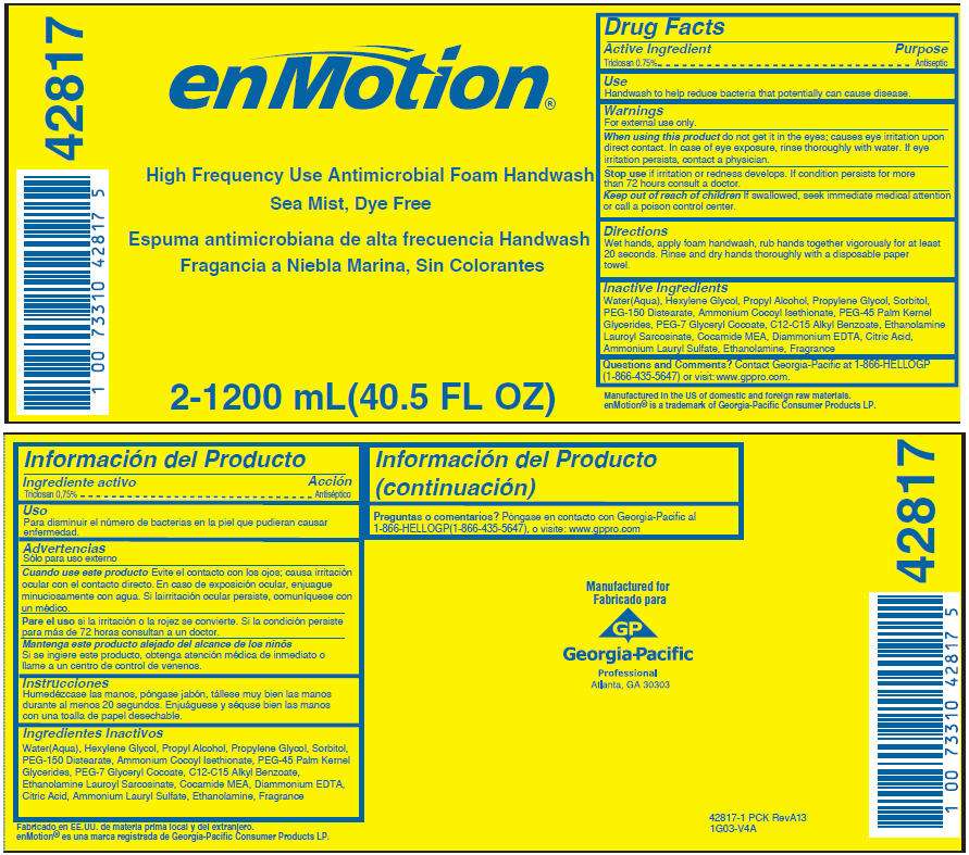 enMotion High Frequency Antimicrobial Foam Handwash