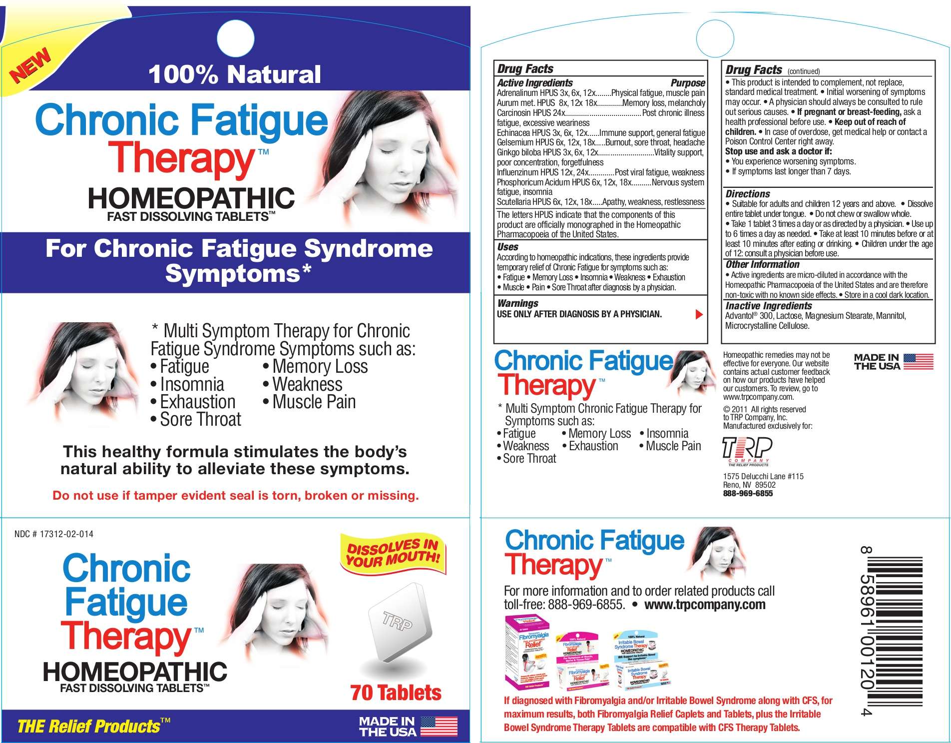 Chronic Fatigue Therapy