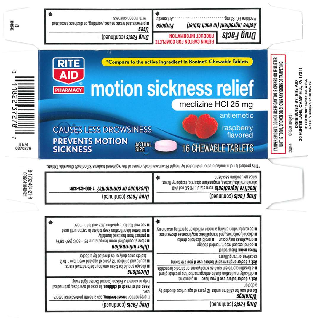 Motion Sickness Relief