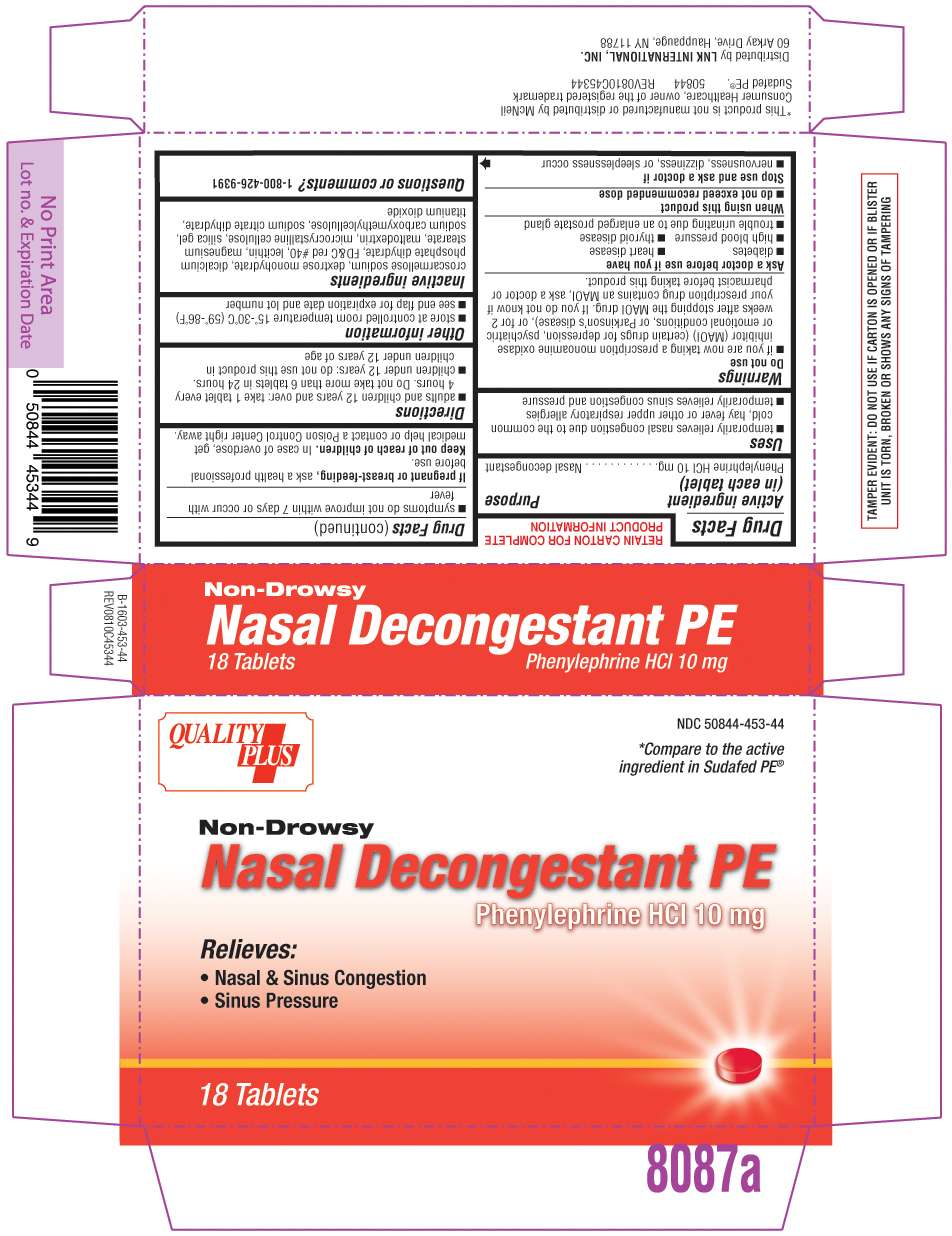 Non-Drowsy Suphedrine PE Congestion