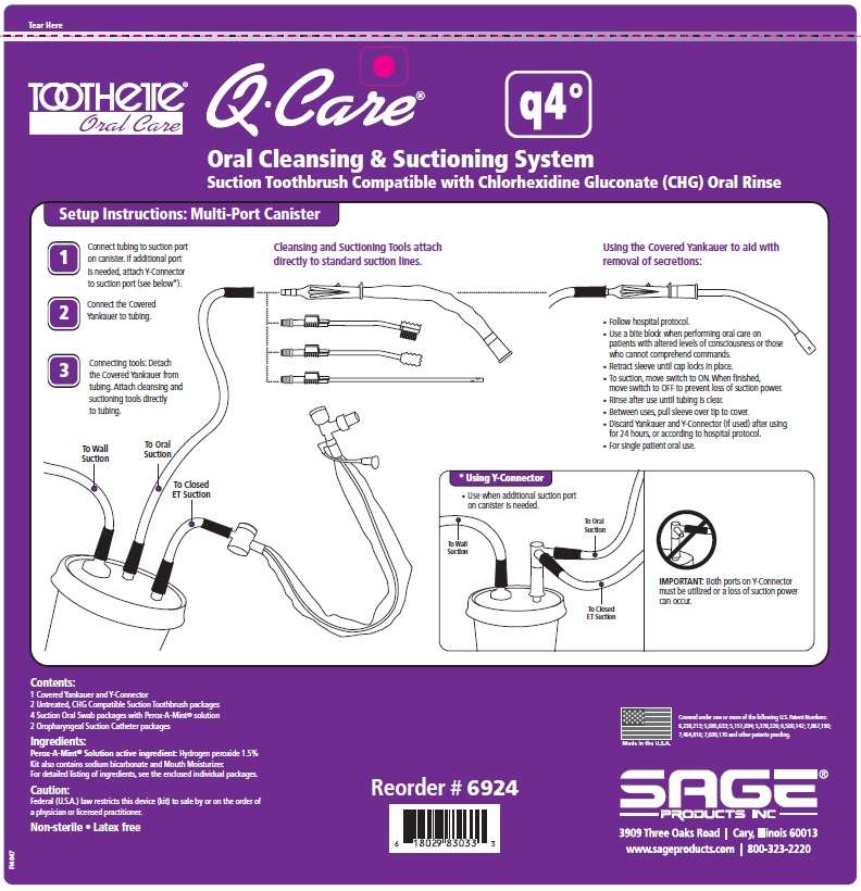 QCare Oral Cleansing and Suctioning System, Q4