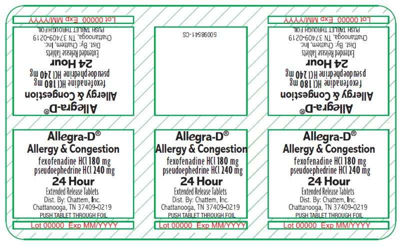 Allegra-D 24 Hour Allergy and Congestion