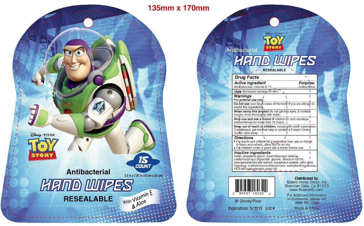 Disney PIXAR Toy Story Antibacterial Hand Wipes
