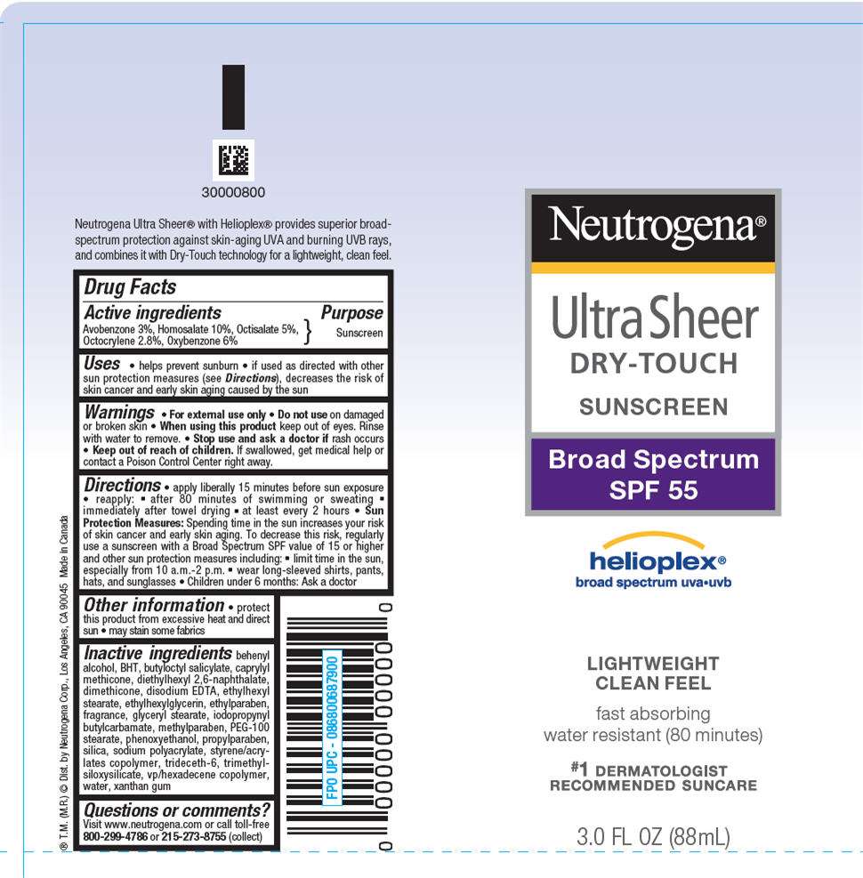 Neutrogena Ultra Sheer Dry Touch