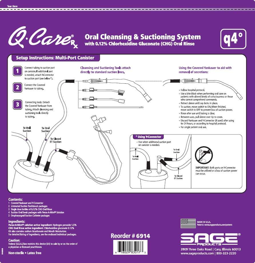 QCare Rx Oral Cleansing and Suctioning System, Q4