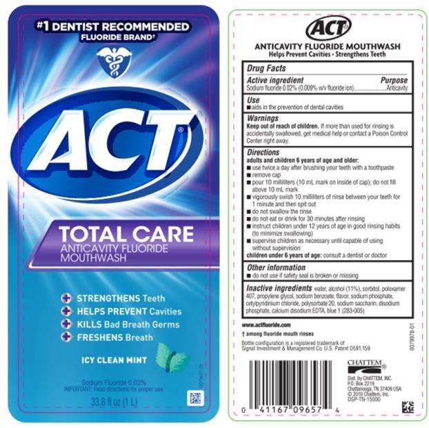 ACT Total Care Anticavity Fluoride Icy Clean Mint