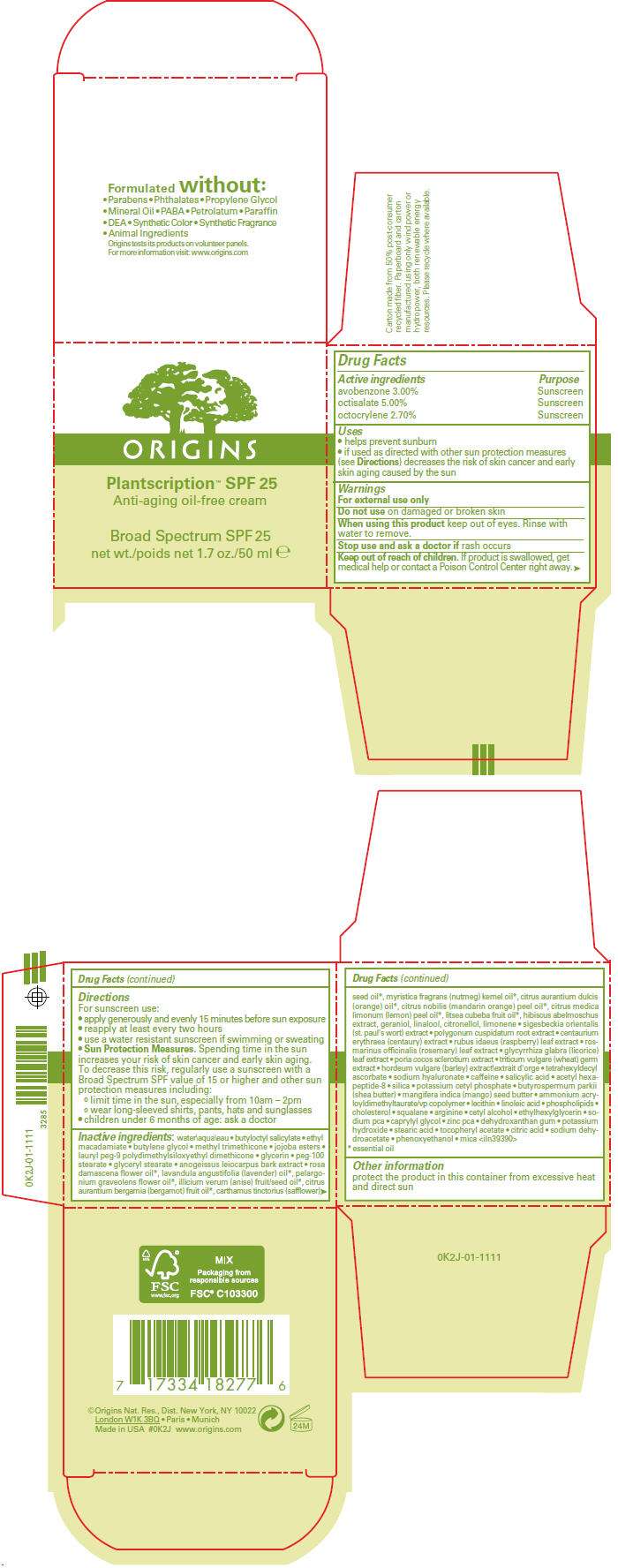 PLANTSCRIPTION ANTI AGING OIL FREE BROAD SPECTRUM SPF 25