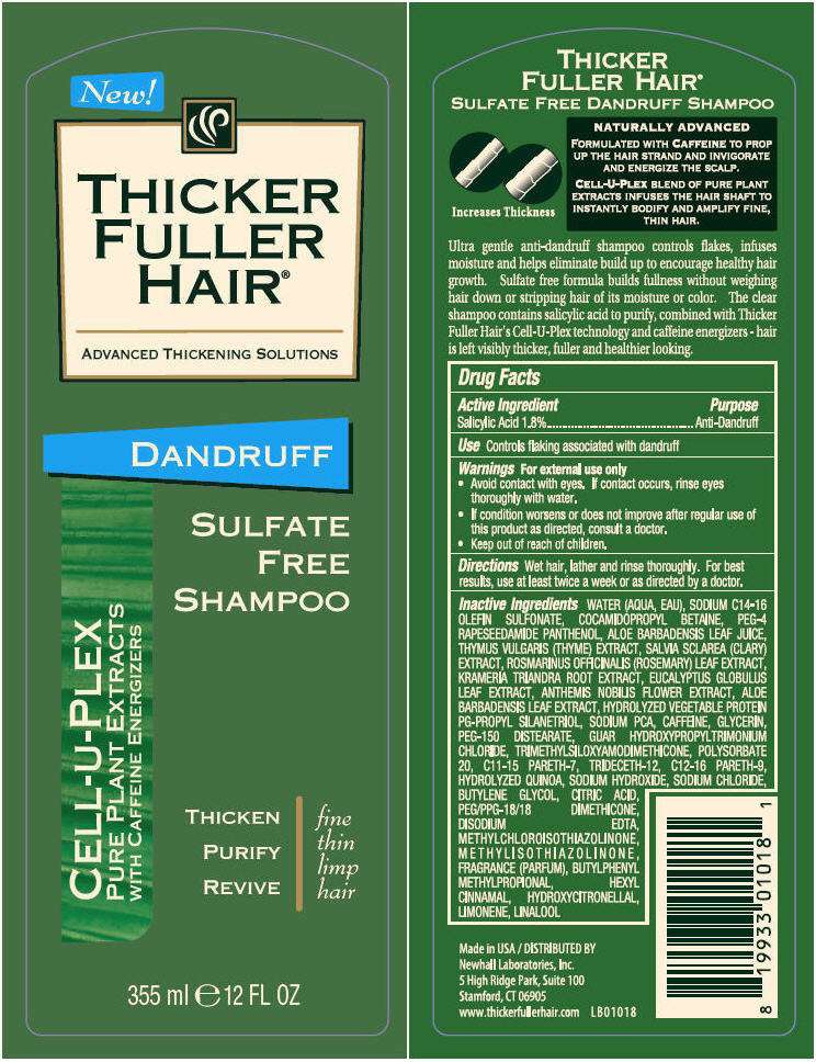 Thicker Fuller Hair - Dandruff Sulfate Free