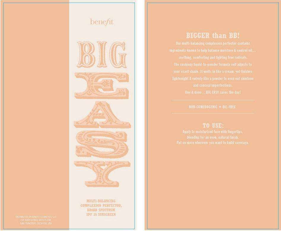 benefit BIG EASY BROAD SPECTRUM SPF 35 SUNSCREEN multi-balancing complexion perfector - 01 FAIR