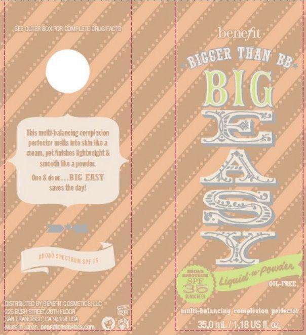 benefit BIG EASY BROAD SPECTRUM SPF 35 SUNSCREEN multi-balancing complexion perfector - 01 FAIR