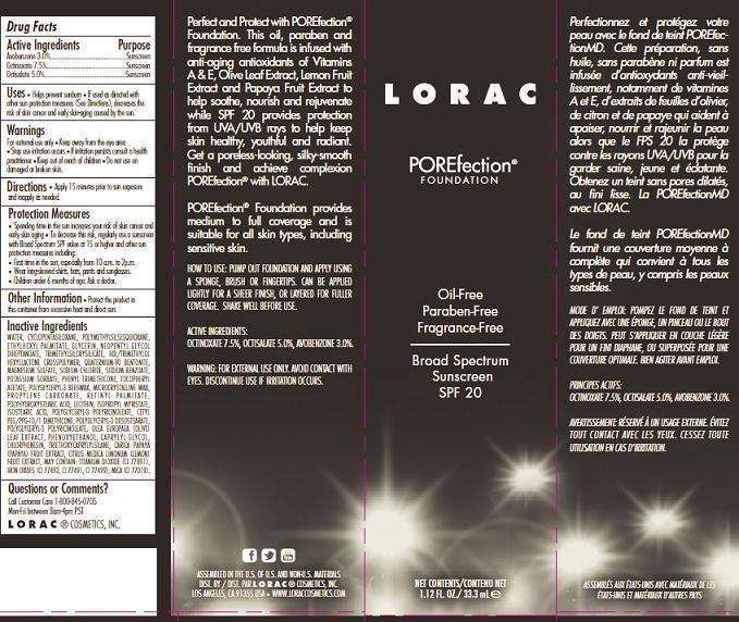 Lorac Foundation Tan