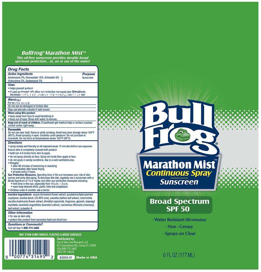 Bull Frog Marathon Mist 50