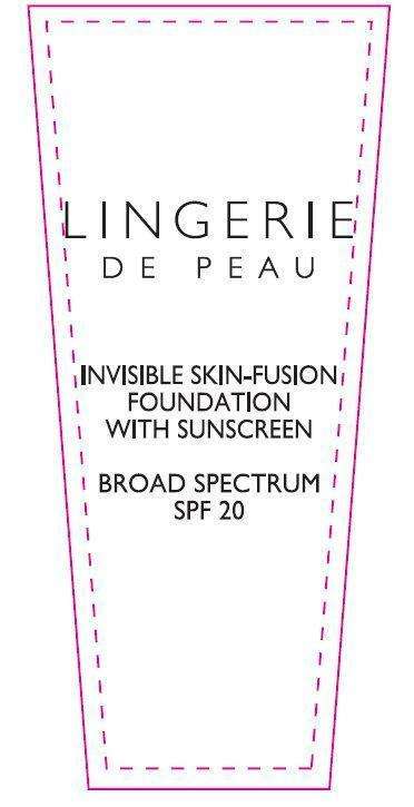 LINGERIE DE PEAU INVISIBLE SKIN-FUSION FOUNDATION WITH SUNSCREEN BROAD SPECTRUM SPF 20 05 BEIGE FONCE
