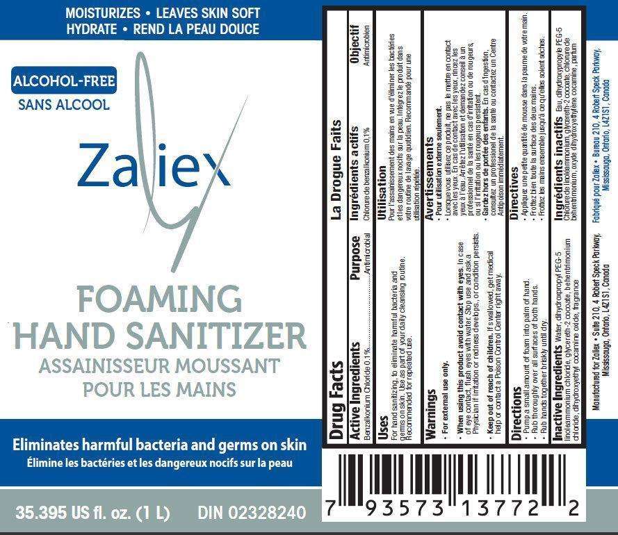Zaliex Alcohol-Free Foaming Hand Sanitizer