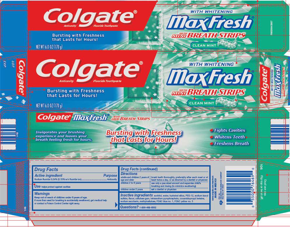 Colgate Max Fresh Clean Mint