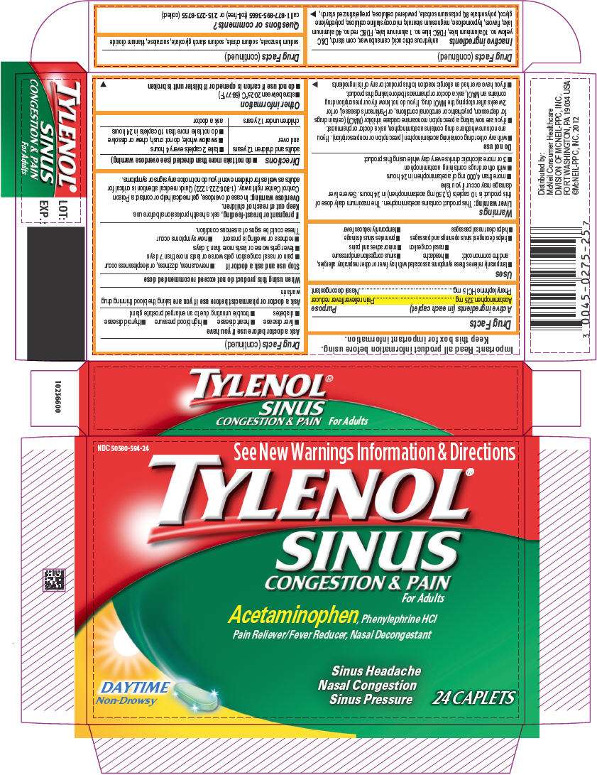 TYLENOL SINUS CONGESTION AND PAIN DAYTIME