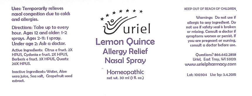 Lemon Quince Allergy Relief