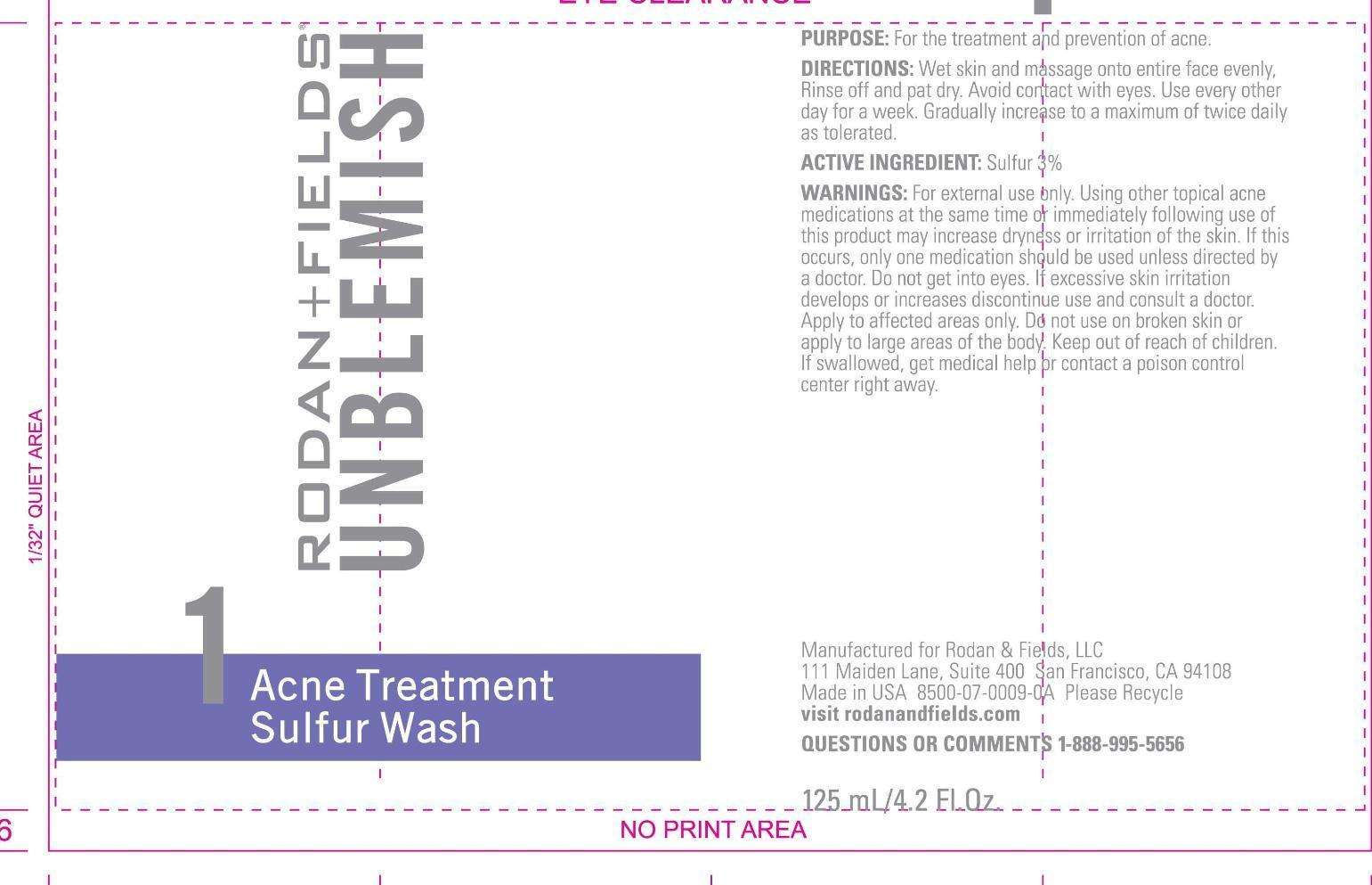 Acne Treatment Sulfur Wash