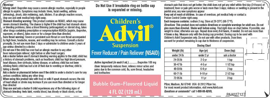 CHILDRENS ADVIL