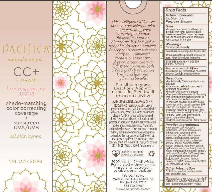 Pacifica CC broad spectrum SPF 17 MEDIUM