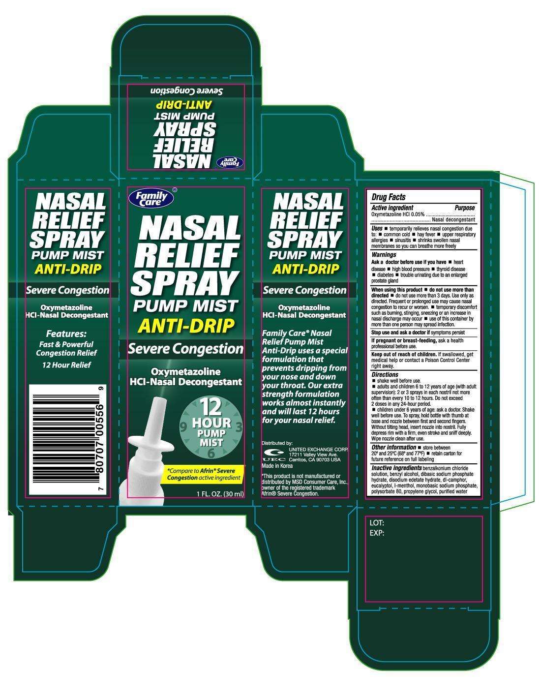 Family Care Nasal Relief